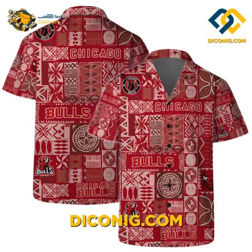 NBA Chicago Bulls Hawaiian Shirt Custom Retro Island Vibes