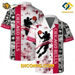 NBA Chicago Bulls Hawaiian Shirt Custom Slam Dunk Island