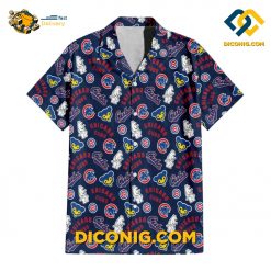 MLB Chicago Cubs Hawaiian Shirt Custom Classic Emblem