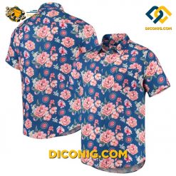 MLB Chicago Cubs Hawaiian Shirt Custom Floral Fiesta