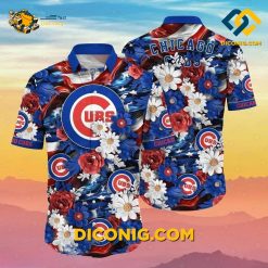 MLB Chicago Cubs Hawaiian Shirt Custom Floral Paradise
