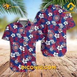 MLB Chicago Cubs Hawaiian Shirt Custom Floral Tropics
