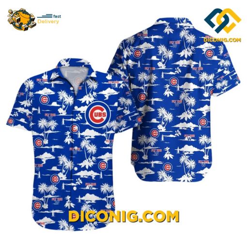 MLB Chicago Cubs Hawaiian Shirt Custom Fly the W