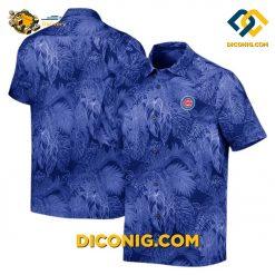 MLB Chicago Cubs Hawaiian Shirt Custom Midnight Palms