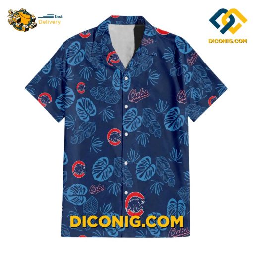MLB Chicago Cubs Hawaiian Shirt Custom Monstera Jungle