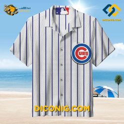 MLB Chicago Cubs Hawaiian Shirt Custom Pinstripe Classic