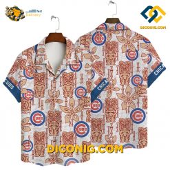 MLB Chicago Cubs Hawaiian Shirt Custom Retro Tiki