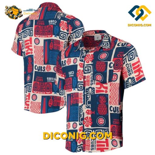 MLB Chicago Cubs Hawaiian Shirt Custom Tiki Vibes