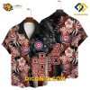MLB Chicago Cubs Hawaiian Shirt Custom Tropical Red Floral