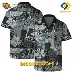 chicago white sox hawaiian shirt logo vintage pattern