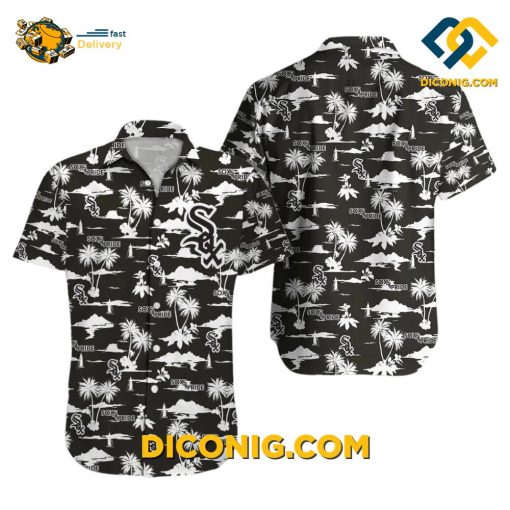 MLB Chicago White Sox Hawaiian Shirt Custom Team Logo Beachscape