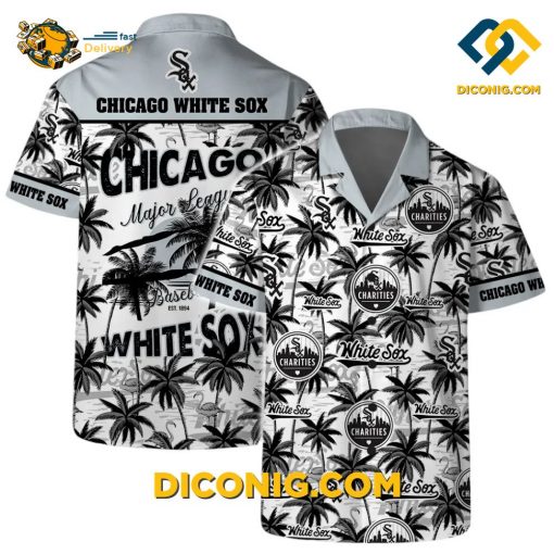 MLB Chicago White Sox Hawaiian Shirt Custom Team Logo Coconut Tree