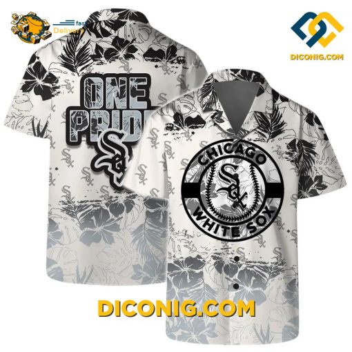 MLB Chicago White Sox Hawaiian Shirt Custom Team Logo One Pride Pattern