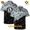 MLB Chicago White Sox Hawaiian Shirt Custom Team Logo Palm Leaf Pattern