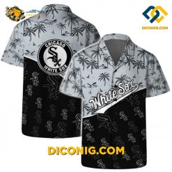 chicago white sox hawaiian shirt team logo palm leaf pattern