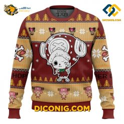 chopper one piece ugly christmas sweater