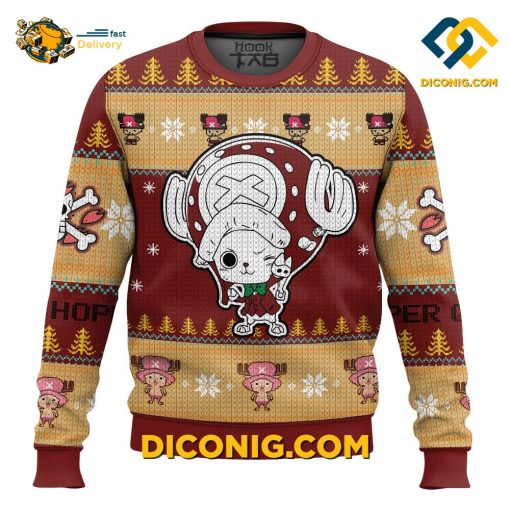Chopper One Piece Ugly Christmas Sweater