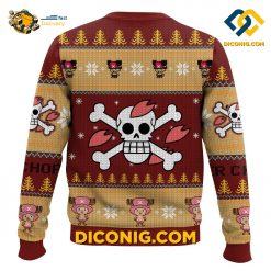 chopper one piece ugly christmas sweater