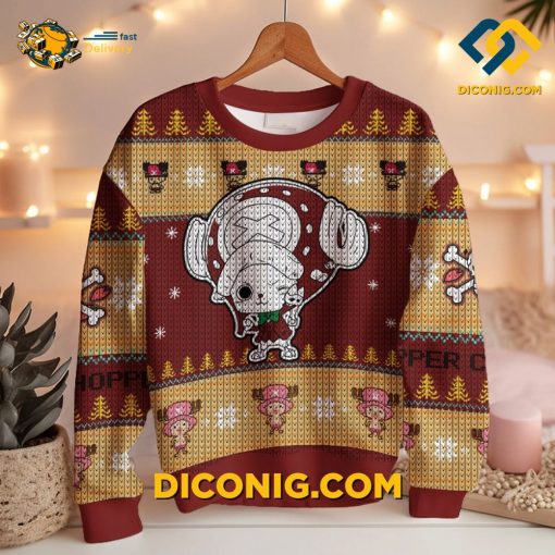 Chopper One Piece Ugly Christmas Sweater