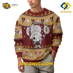 chopper one piece ugly christmas sweater