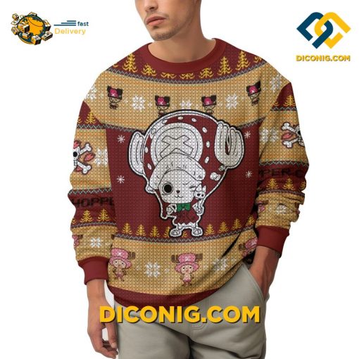 Chopper One Piece Ugly Christmas Sweater