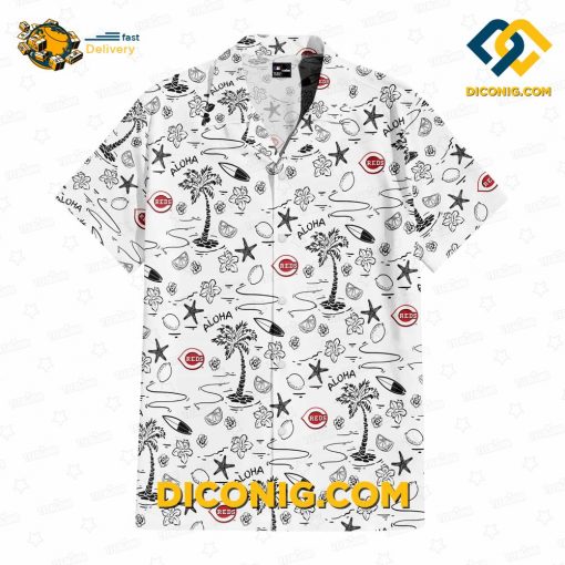 MLB Cincinnati Reds Hawaiian Shirt Custom Aloha Paradise