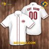 MLB Cincinnati Reds Hawaiian Shirt Custom Classic Pinstripe
