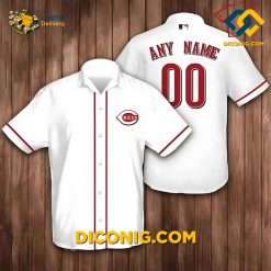 cincinnati reds hawaiian shirt classic pinstripe