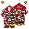 MLB Cincinnati Reds Hawaiian Shirt Custom Floral Stripes