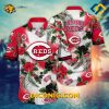 MLB Cincinnati Reds Hawaiian Shirt Custom Hibiscus Splash