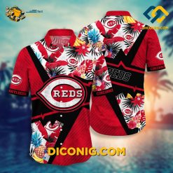 cincinnati reds hawaiian shirt pineapple paradise