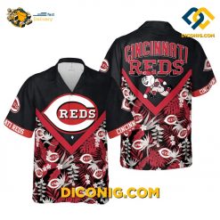 cincinnati reds hawaiian shirt retro jungle