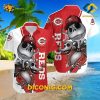 MLB Cincinnati Reds Hawaiian Shirt Custom Skeleton Slugger