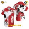 MLB Cincinnati Reds Hawaiian Shirt Custom Snoopy Chill