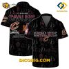 NBA Cleveland Cavaliers Hawaiian Shirt Custom Basketball Action
