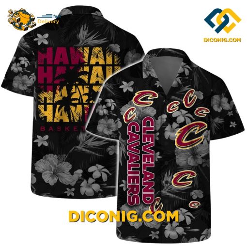 NBA Cleveland Cavaliers Hawaiian Shirt Custom Hawaii Basketball Floral