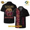 NBA Cleveland Cavaliers Hawaiian Shirt Custom Palm Tree Sunset