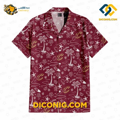 NBA Cleveland Cavaliers Hawaiian Shirt Custom Tropical Breeze
