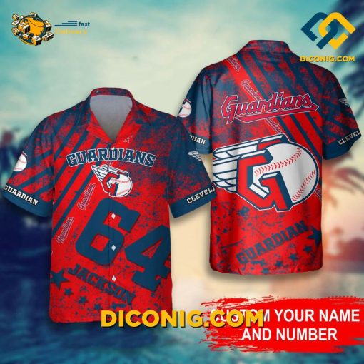 MLB Cleveland Guardians Hawaiian Shirt Custom Fan Jersey