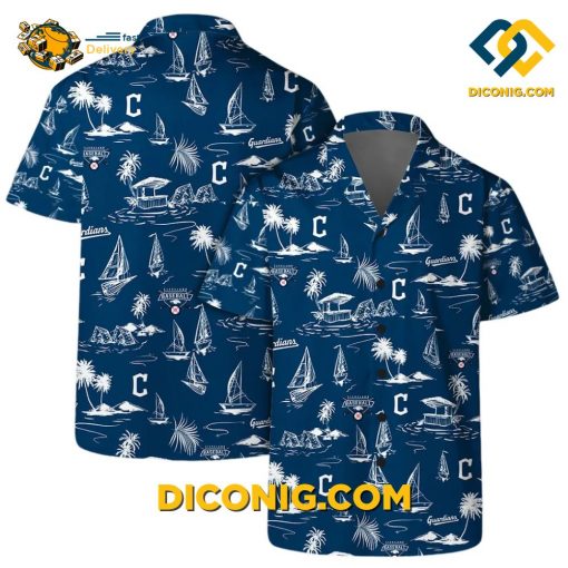 MLB Cleveland Guardians Hawaiian Shirt Custom Nautical Adventure