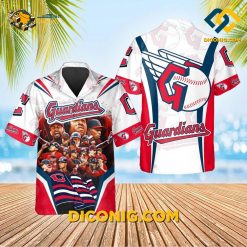 MLB Cleveland Guardians Hawaiian Shirt Custom Team Collage