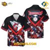 MLB Cleveland Guardians Hawaiian Shirt Custom Tropical Logo Collage