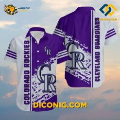 MLB Colorado Rockies Hawaiian Shirt Custom and Cleveland Guardians Hawaiian Shirt Custom