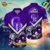 MLB Colorado Rockies Hawaiian Shirt Custom Floral Elegance