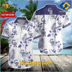 MLB Colorado Rockies Hawaiian Shirt Custom Ocean Breeze