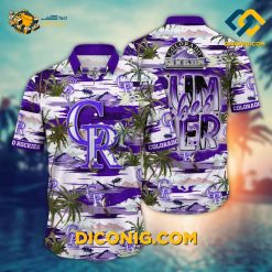 MLB Colorado Rockies Hawaiian Shirt Custom Tropical Summer