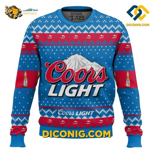 Coors Light Christmas Ugly Sweater
