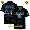 NBA Dallas Mavericks Hawaiian Shirt Custom Basketball Court