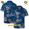 NBA Dallas Mavericks Hawaiian Shirt Custom Blue Floral Hibiscus