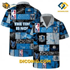 NBA Dallas Mavericks Hawaiian Shirt Custom Tropical Patchwork
